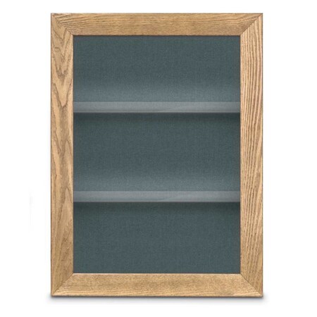 United Visual Products Outdoor Enclosed Combo Board, 42"x32", Black Frame/Black Porc & Pumice UVCB4232ODB-BLKPORC-PUMICE